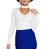Antopmen Women's One-Piece Sexy V Neck Shirt Tops Body Suits Leotard
