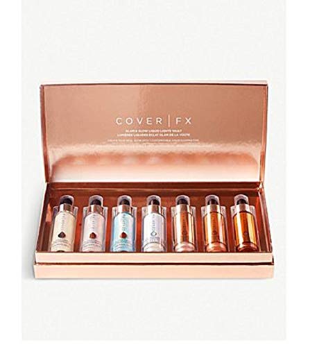 Exclusive New COVER FX Glam & Glow Liquid Lights Vault 7 x 15ml XMAS'18