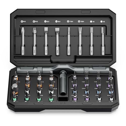 AMIR 42-in-1 Magnetic Ratchet Screwdriver Set