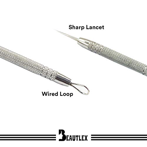 Lancet for facial milia remover and whitehead extractor. double