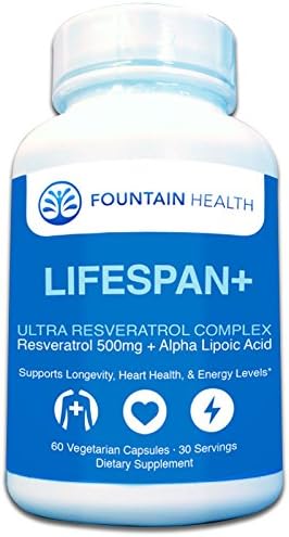 Ultra Resveratrol - HIGHEST QUALITY! Heart Health &amp; Longevity Supplement With Grape Seed Extract, Alpha Lipoic Acid &amp; CoQ10