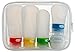 Travel Bottle Set with Leak Proof Silicone Bottles and Cream Jar in TSA Approved EVA Bag. Suitable for all Toiletries such as Shampoo and Conditioner. Bottles are 3 oz, 2 oz and 1.25 oz - Clear