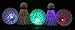 RiteTrak Sports NiteFlite Light-Up Badminton Birdies, 5-Pack Feather Shuttlecocks for Day or Night Use, for Backyard, Park, Beach or Camping