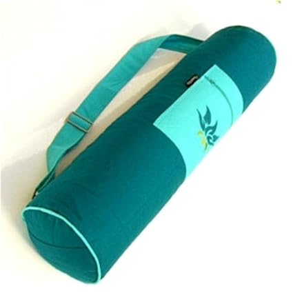 Mundoyoga Sac à Tapis De Yoga à Fleur De Lotus Bleu