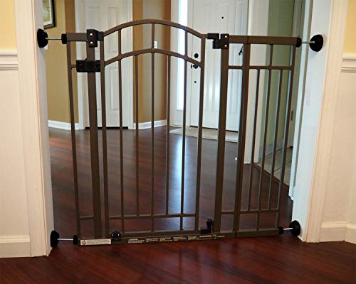 Baby Gate Guru Small Wall Protector 4 Pack - Black - Cup Pads to Guard Your Walls from Pressure Mounted Baby Gates, Pet Gates, Safety Gates, Shower Curtain Rods, and More (4 Pack, Black) - Thumbnail 2
