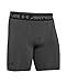Under Armour Men's HeatGear Armour Compression Shorts - Mid, Carbon Heather/Black, X-Large