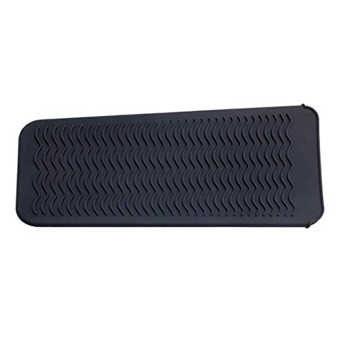 Silicone Heat Resistant Styling Station Mat Hair Irons Curling Iron Straightener Pad Flat Waver Tools Appliances Dryer Salon Pouch Grips Hot Tool Cover Heat-resistant