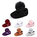 Meckior Infant Baby Girls Soft Sole Sparkly Floral Princess Mary Jane Shoes Newborn Prewalker Wedding Dress Flats Toddler Sneaker