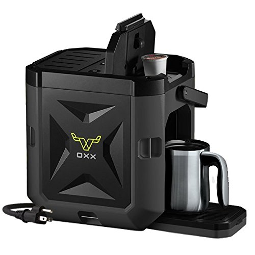 OXX COFFEEBOXX Jobsite Single Serve Coffee Maker, Black