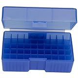 Frankford Arsenal 22BR 6.8 Rem SPC 7.62x39 Ammo Box (50 Count), Blue