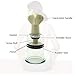 SPEQUIX Twist Suction Cupping Professional Massage Cupping Vacuum Rotary Chinese Therapy Cups for Weight Loss Anti-Cellulite(3 Cups)