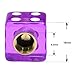 Dreamer Car Tire Valve Stems Caps Plastic Crystal Dice Design(purple,4pcs)