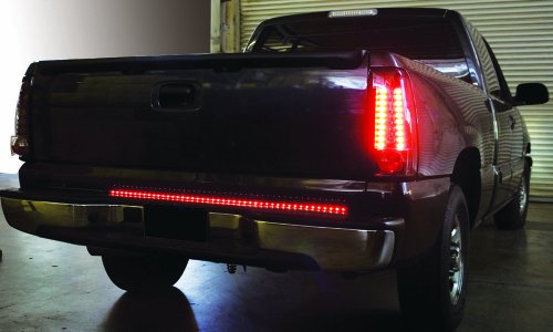 IPCW LEDB-60R 60" Crystal Clear LED Multi-Function Tailgate Light Bar with Reverse light - 1 Piece