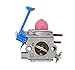 MOTOKU 128CD 128LD Carburetor Air Filter Tool Fuel Line Filter Carb Tune-up Kit For Husqvarna Trimmer Weed eater Wacker Edger 28cc 124L 125L 125LDX 128C 128L 128R for Poulan Replaces for Zama C1Q-W40A
