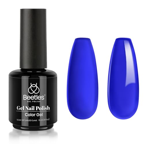 Beetles Gel Nail Polish Paulina Lapis Blue Color Translucent Soak Off Uv LED Nail Lamp Gel Polish, Blue Color Soak Off U V LED Gel Polish Nail Art Design Manicure Salon DIY Salon Gel - Image 10