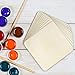 Boao Blank Wood Squares Wood Pieces Unfinished Round Corner Square Wooden Cutouts for DIY Arts Craft Project, Decoration, Laser Engraving Carving (6 x 6 Inch, 10 Pieces)