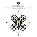 LBLA Mini Drone, 2.4GHz 4CH 6-Axis Headless Mode RC Quadcopter with Bonus Battery for Beginners(Black)