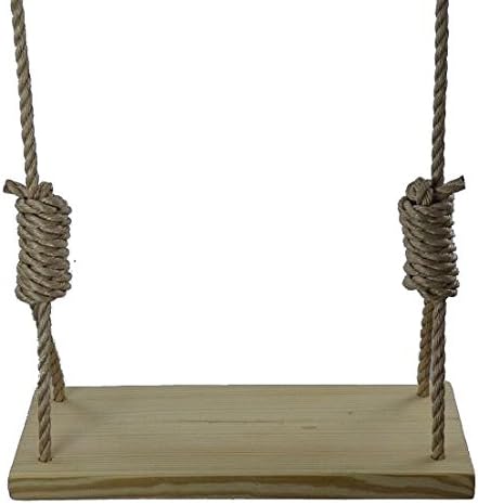 Premium 23.5" Wooden Tree Swing Kids Outdoor Patio Adult Wood