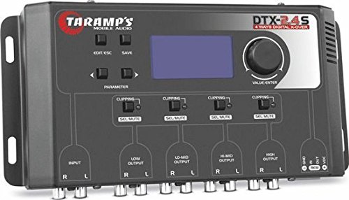 Taramp's DTX24S Digital Electronic Crossover, Black