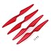 UUMART 8 Pairs Propeller CW+CCW & Screw Set for Hubsan H502S H502E X4 RC Quadcopter Spare Parts-Red