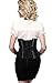 SHAPERX Women's Waist Training Corsets Underbust Heavy Duty 26 Steel Boned Hourglass Silhouette Body Shaper, SZ1908-Black-5XL