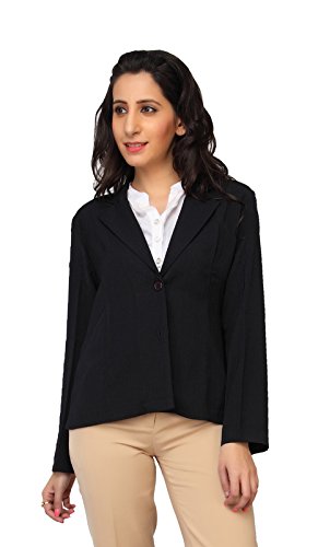 carrel terry cotton fabric women formal blazer (agspl-3217-yie-bz-25)
