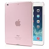 iPad Mini Cover, MagicMobile Hard Ultra Slim Lightweight Snap On Crystal Clear Transparent Case - Light Pink (Compatible with iPad Mini 1st & 2nd Gen )