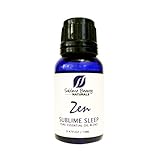 Zen SUBLIME SLEEP Essential Oil Blend, 14 ml. Aromatherapy Blend for Inhaling or Topical Use to Help Sleep.