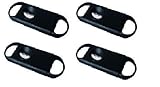 Lot of 4 V cut Cigar Cutters Stainless Steel Blades ABS plastic Double blades