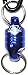 The MountainRiver Co Quick Release Magnetic Keychain | Detachable Key Chain Holder with Strong 7.7 LB Magnet | Pull Apart Key Chain (Blue)