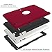 Hocase for iPad 2/3/4 Case, Rugged Slim Shockproof Soft Silicone Rubber+Hard Plastic Hybrid Dual Layer Protective Case for 9.7
