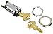 Jameco Valuepro IG-406D-2341 Key Lock Switch Single Pole Single Throw Round Terminal Key #2341 All Keyed Alike - 196649