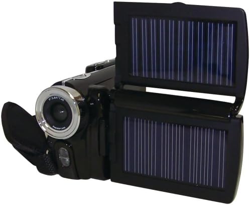 Cobra Digital HDVC6000 SOLAR 12 MP HD Digital Video Camera and 3.0-Inch LTPS Display HDVC6000