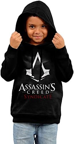 Toddler Infant Baby Boys Assassin's Creed Logo Michael Fassbende Hooded Sweatshirts