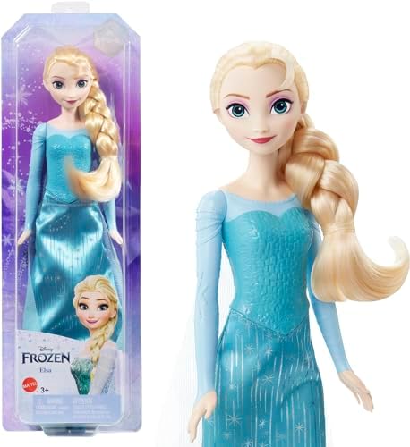 Disney Princess Dolls, Elsa Posable Fashion Doll With Signature
