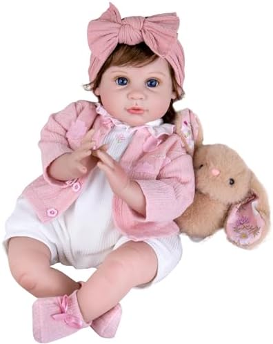 Aori Reborn Baby Dolls 22 inch Lifelike Realistic Baby Girl Doll