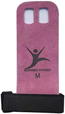 Palm Grips - Palm Protectors, Cross Fit, Gymnastics, Wod, Kettlebell, Pullups, Weightlifting. Pink, Black and White. Extra Thick.