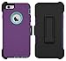 iPhone 6 Plus Case, iPhone 6S Plus Case, ToughBox® [Armor Series] [Shock Proof] [Purple | Aqua] for Apple iPhone 6 Plus Case [With Holster & Belt Clip] [Fits OtterBox Defender Series Belt Clip]