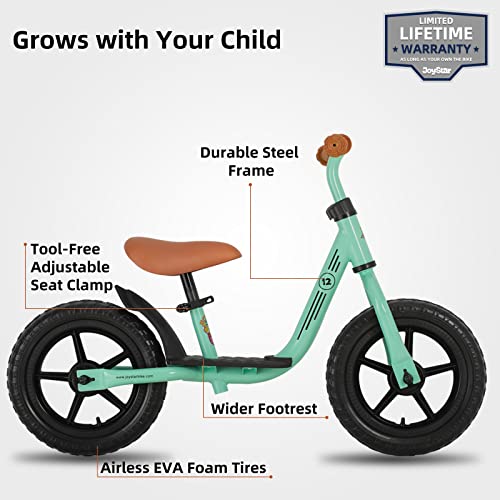 JOYSTAR 10 Inch Toddler Balance Bike for 18 Months 2 3 4 Year Old Boys