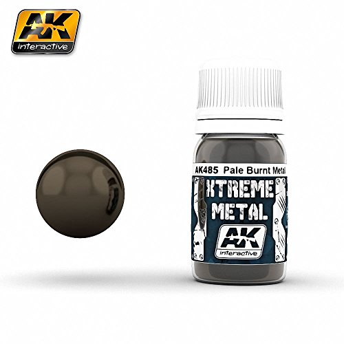AK Interactive 30ml Extreme Metal Paints Pale Burnt Metal # 485