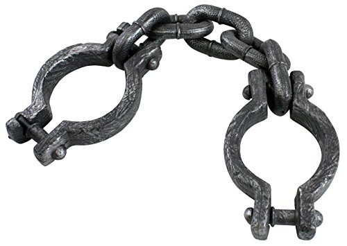 Uniton - Jumbo Shackles with Chain -- Costume Accessory