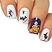 Halloween Nail Art Water Tattoo Decals Mixed Design, Pack of 3