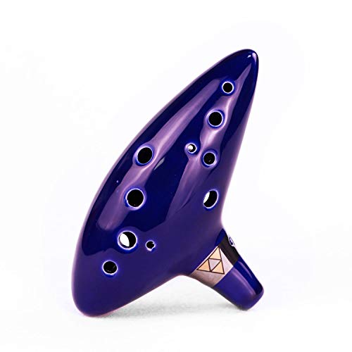 image for Wistwoxxon Legend of Zelda Ocarina of Time Triforce Link 12 Hole Alto 