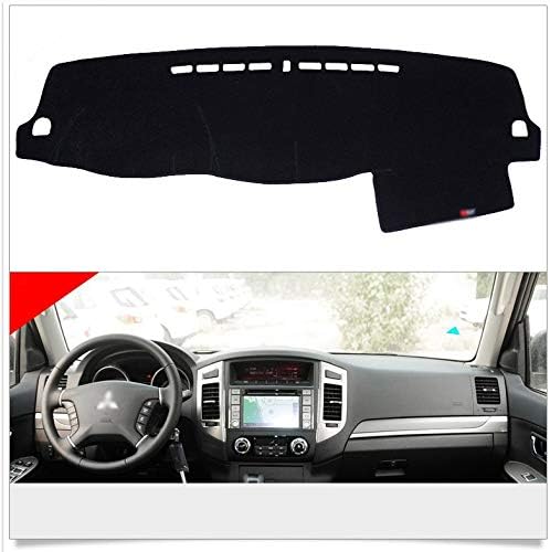 Interior Dashboard Carpet Photophobism Protective Pad Mat For Mitsubishi Pajero (Red)