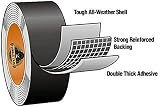 Gorilla Handy Roll Black Tape 9m x 25mm Tough Cloth for DIY Building Landscaping view 4