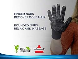 Bissell De-Shedding Grooming Gloves for Pets, Size