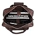 Full Grain Cowhide Leather Multi Pockets 16 Inch Laptop Backpack Travel Bag with YKK Zippers