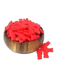 Paquete de caramelos rojo sueco para pez gummy Candy, 2 libras