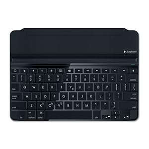 LOGICOOL ウルトラスリムマグネットクリップキーボードカバーfor iPad Airスペースグレー iK1060SG