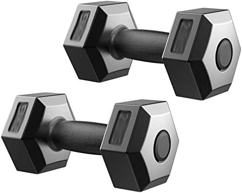 PEDFI Dumbbells Pairs (15,20 kg Set) Adjustable Weight Dumbells Fitness Dumbbell Electroplating Weight Bars Gym Dumbells Barbell Set for Men Body